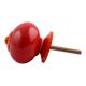 Solid Red Orange Fitting Ceramic Knob